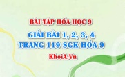 Bài tập Etilen C2H4: Giải bài 1, 2, 3, 4 trang 119 SGK Hóa 9